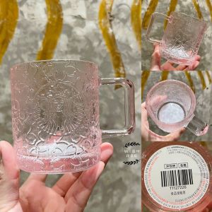 Starbuck Official Store แก้ว Starbuck แท้สีชมพู Cherry Blossom Mark Cup Peekaboo ของขวัญเพื่อนเจ้าสาว Starbuck Tumbler Starbuck Mug