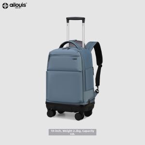 Multifunction Large Capacity Backpack Rolling Pull Trolley School Bag