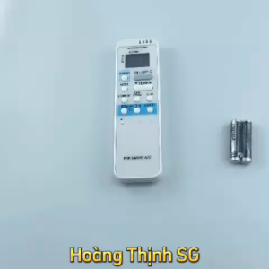 Điều khiển điều hoà SANYO Mã 01 RCS-7S2E-G remote máy lạnh SANYO 7S2E - Tặng kèm pin - T&U Remote