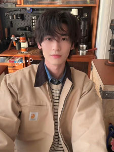 Áo Khoác Harington Mỹ Cổ Bẻ Cổ Điển Cho Nam Mùa Xuân Cao Cấp Áo Khoác Thêu Detroit Công Sở Cổ Điển Áo Khoác Bóng Chày