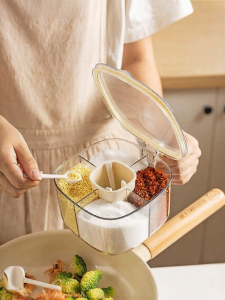 MODERN SWEETHOME | Multi-Compartment Spice Container Set
