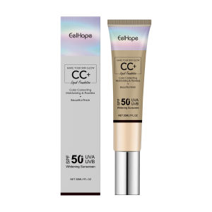 Flawless CC Cream Long Lasting Smoothing Covering Blemishes Ance Breathable Lightweight Moisturizing Brightening 50SPF Sunscreen