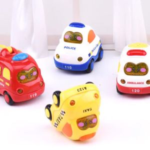 Childrens Toy Car Inertia Small Car Baby Educational Crawling Music Sound and Light Toy 0-3 Same style as Suike Youbi
