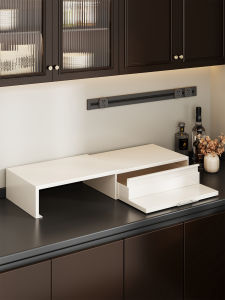 evesigar | Adjustable Length Durable Storage Rack for Kitchen
