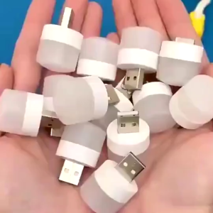 Lampu Malam LED Portabel USB Hemat Mata untuk Asrama & Meja Tidur