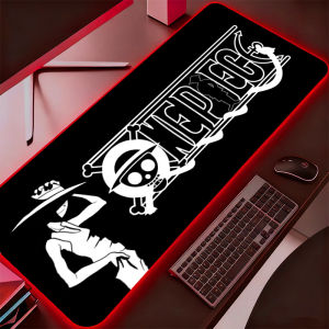 Bandai | RGB Mouse Pad Gamer One Piece PC Computer Large Backlight Desk mat Keyboard Anime Gaming Accessories LED Mousepad