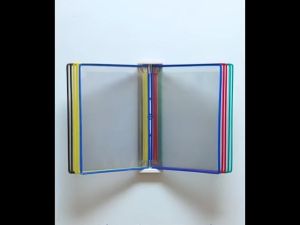 A4 Wall-Mounted Folder & Page-Turning Display File Rack: Standard Operation Instructions