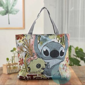 Cartoon Hello Kitty / Winnie the Pooh / Mickey / Doraemon canvas women and girl big capacity tote bag / shoulder bag