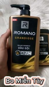 [Mới] Combo Dầu gội hương nước hoa Romano Grandiose 180g và Lăn khử mùi 50ml Dưỡng Body