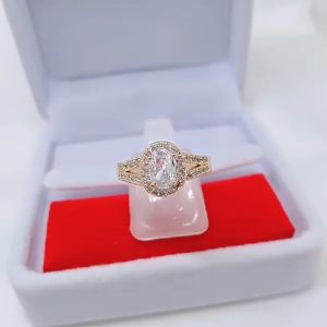 Cincin Jumbo Wanita Aksesoris Fashion Awet Tahan Lama Anti Karat Cocok Untuk Harian G8-4D