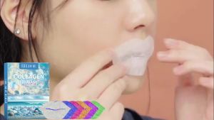 EELHOE Pelekat Membran Bibir Kolagen Bibir Anti-Pecah Penyahgaraman Kedutan Bibir Kulit Mati Pelembab Bibir Membran Bibir