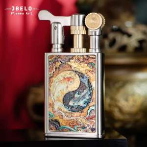 Bật lửa cối jbelo chủ đề cá koi song ngư nhỏ gọn tiện lợi