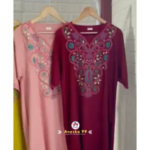 DB-08 | Aneska Daster Bordir Rayon Premium | Bisa COD