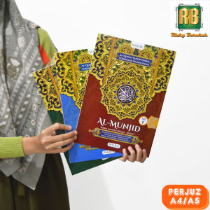 Alquran Per Juz Ukuran Besar A4 dan A5 Al Munjid Al Quran Terjemahan Tajwid Warna Latin Waqaf Ibtida Alquran Soft Cover 30 Juz - Lazada