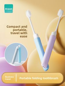 Portable Foldable Toothbrush Soft Bristles for Couples and Children ETRAVEL