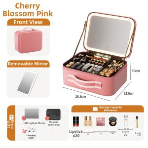 MIRUIDUO | Large Capacity Portable Luxury Travel Makeup Bag