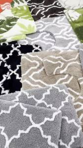 ห้องน้ำ STELLAR 2ชิ้น 45x70cm+พรมตัวU 50x60cm หนานุ่ม 16-20 mm กระชับด้วย ซับน้ำดี แห้งไว