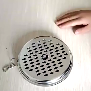 กล่องใส่ยากันยุง ที่ใส่ยากันยุง ป้องกันเด็กโดนที่ใส่ยากันยุง กล่องใส่ยากันยุง สแตนเลส ใส่ขดยากันยุง น้ำหนักเบา