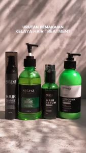 Paket Kelaya Hair Treatment Shampoo 250ml + Hair Serum 100ml + Minyak Kemiri 50ml - Perawatan Rontok