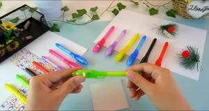 Invisible Ink Pen Secret Pens with UV Light Spy Pen for Kids Party Favors Magic Marker Pens Ideal for Writing Secret Message