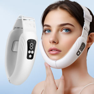V Face Massager Portable Facial Massage Device LED Display Facial Beauty Instrument Rechargeable V Line Lift Belt Face Lifting
