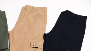 Mens cargo pants with 6 pockets loose fit size S-2XL 100% premium cotton fabric with export quality