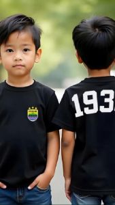 ( Kaos Anak ) Monstahopkids Kaos Anak Laki-Laki Perempuan Motif PERSIB MAUNG BANDUNG Bahan 24s