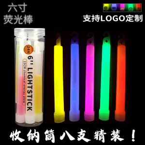 6 นิ้วขนาดใหญ่เรืองแสงเรืองแสง Stick ฉุกเฉินยุทธวิธี Survival Rescue Light-up กลางแจ้ง Night Glow ปรับแต่งสําหรับกิจกรรม