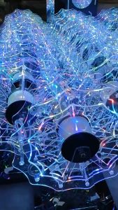 ที่วางแก้วไวน์ชิงช้าสวรรค์มีไฟ LED ที่วางแก้วช็อต ชั้นวางแก้วบาร์ ที่วางแก้วค็อกเทล 🌟พร้อมส่ง🌟