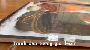 Set 6 tranh dán tường trang trí hiện đại với chủ đề đa dạng - SIÊU RẺ