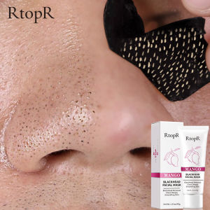 RtopR Mango Blackhead Remover Mask Acne Treatment Peeling Mask Deep Cleansing Nose Pore Oil Control Mud Mask Peel Off50g