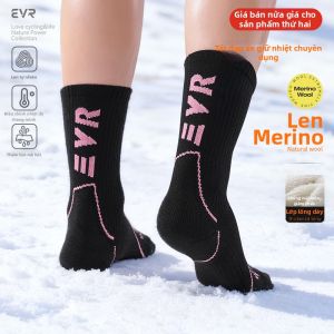 evr | Vớ Len Chống Ẩm Dài Đế