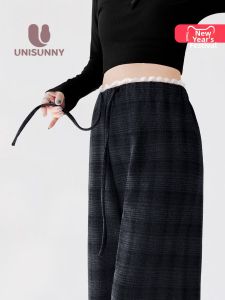 unisunny | Pregnant-friendly Fall Trousers Straight Leg