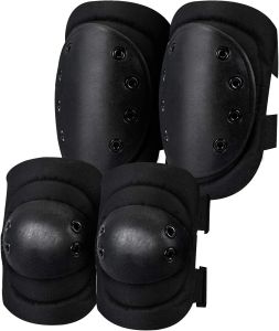 Military Tactical Knee Pad Elbow Pad Set Airsoft Knee Elbow Protective Pads Combat Paintball Skate Outdoor Sports