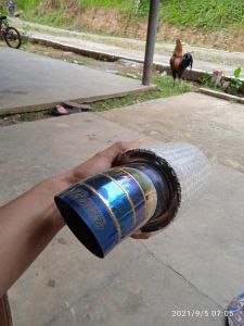 knalpot js racing full bass gahar