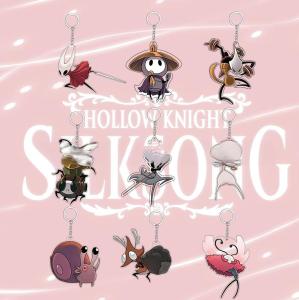 AM The Hollow Knight 2 Silksong keychain Hollow Knight Acrylic keychain pendant MA