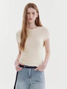 Fano | Áo Thun Cổ Điển Nữ Mùa Hè