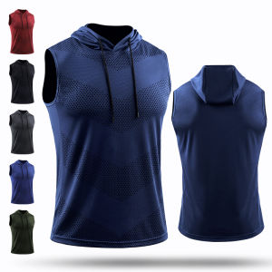 GJSPORTPRO | Men Moisture Wicking Hooded Vest