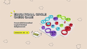 [SG STOCK] Kids Tic-Tac-Toe Ring Toss Game Color Recognition Interactive Battle Educational Board Toy