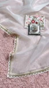 [Pre Order]Organza Silk Saree (Normal / Ready To Wear Saree) ~ Delivery Lead Time : 10 days