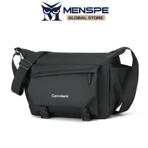 MENSPE Mens Shoulder Bag Waterproof Messenger Bag Travel Bag Business Bag Large Capacity Cross Body Bag Lightweight Casual Bag Fashion Leisure Sport Street Bag for College Student