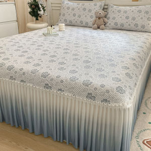 Kiss Dear | Cooling Silk Bed Skirt Mattress Cover