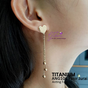 Anting Titanium Mewah & Anti Karat: Cocok untuk Sehari-hari & Acara Kondangan