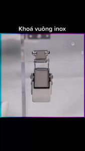 Khoá gài inox cao cấp khoá inox khoá hộp y tế Khoá gài inox - Khóa vuông gài