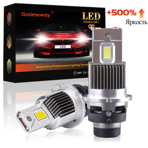 Gzsimeway D1S D3S LED Car Headlights 1:1 HID D2S D4S D5S D8S D1R Xenon 6000K Canbus LED Bulbs Auto Lamp 90000LM 70W Turbo Light Plug&Play