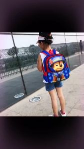 Kindergarten Schoolbag 1-3-5 Years Old Boys Girls Baby Small Backpack Cartoon Cute Barking B26