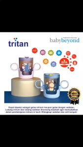 Cangkir Minum 2in1 Tritan Trainer untuk Anak