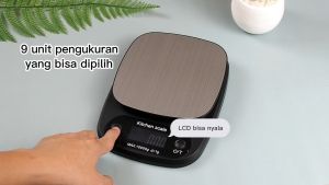 TIMBANGAN DAPUR MINI 10kg DIGITAL DISPLAY LED DIGITAL PLATFORM SCALE kopi Premium Kitchen Scale High Quality