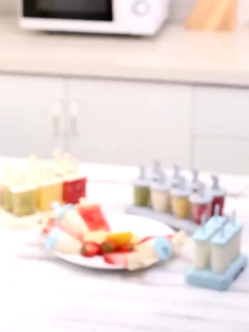 Quick Frozen Ice Cream Mold Juice Yogurt Ice Cream Mold 9 Grid Popsicle Molder With Popsicle Stick