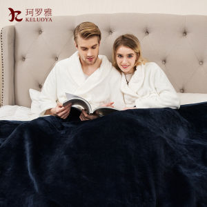 Keloya Thermal Coral Fleece Blanket Flannel Blanket Duvet Bed Sheet Air Conditioner Nap Sofa Towels Quilt and Blankets